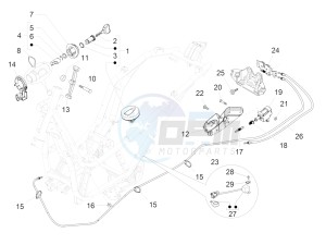 BEVERLY 300 IE ABS E4 (APAC) drawing Locks