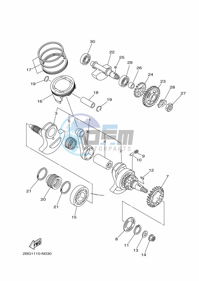 CRANKSHAFT & PISTON