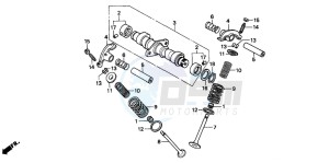 CMX250C REBEL drawing CAMSHAFT/VALVE