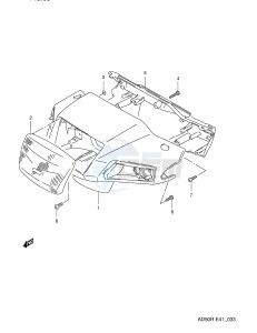 AD50 (E41) drawing HANDLE COVER