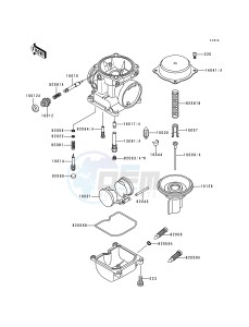 ZG 1200 B [VOYAGER XII] (B10-B14) [VOYAGER XII] drawing CARBURETOR PARTS