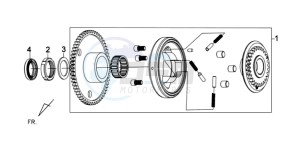 COMBIZ 50 drawing STARTER CLUTCH