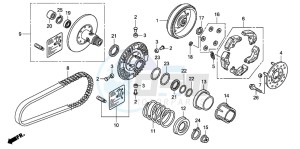 FJS600A 400 SILVER WING drawing DRIVEN FACE