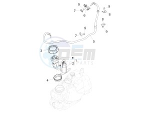 MP3 500 Sport Business ABS (NAFTA) drawing Supply system