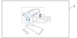 CBR600RRA F / CMF drawing U-LOCK