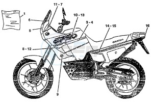 ELEFANT 750 drawing LABEL COLOR A