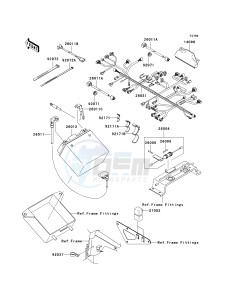 KSV 700 B [KFX700 V FORCE] (B1-B2) [KFX700 V FORCE] drawing CHASSIS ELECTRICAL EQUIPMENT