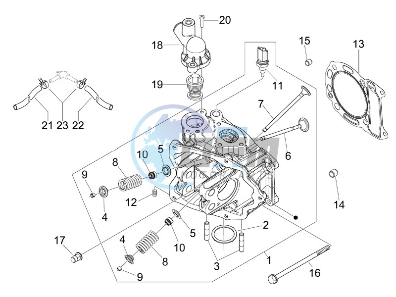 Head unit - Valve