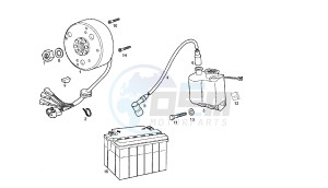 SENDA SM X-RACE - 50 CC VTHSR2A1A drawing GENERATOR