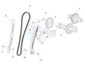 RSV4 1000 Racing Factory L.E. USA-CND (NAFTA) drawing Rear cylinder timing system