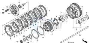 CB1300SA9 Australia - (U / ABS BCT MME TWO) drawing CLUTCH