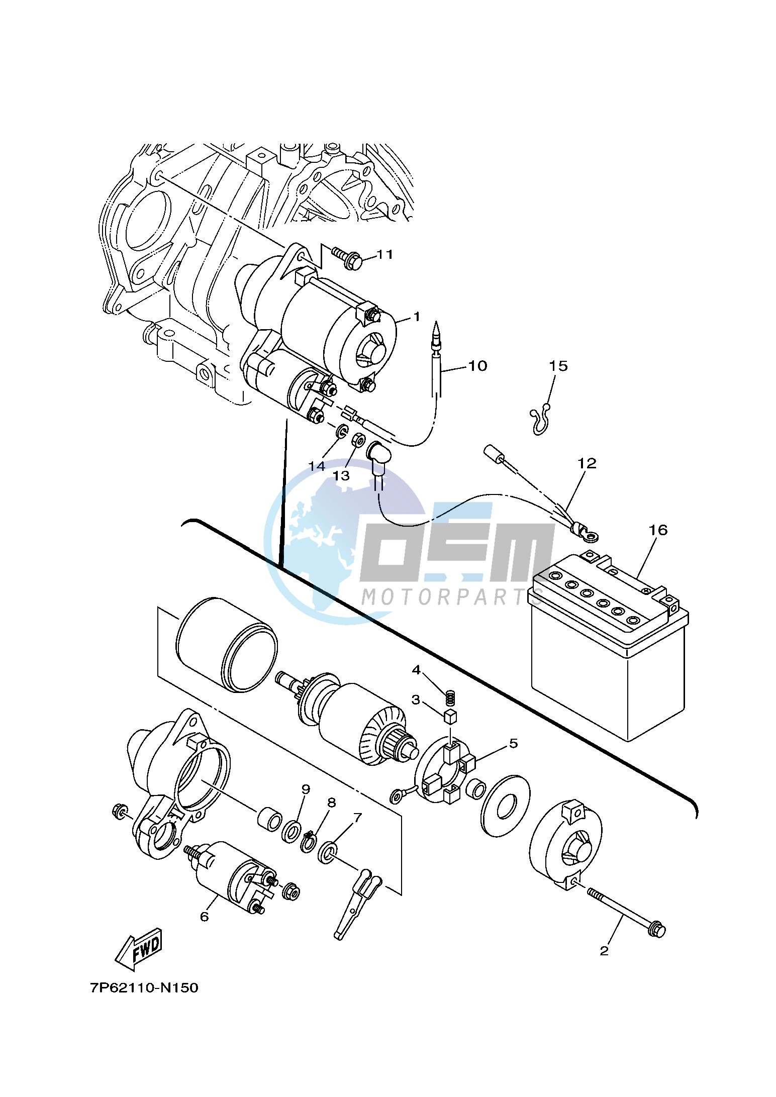 STARTING MOTOR