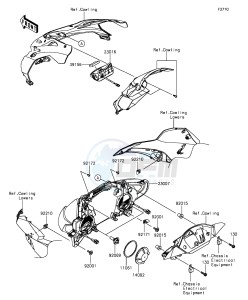 NINJA ZX-10R ABS ZX1000SGF XX (EU ME A(FRICA) drawing Headlight(s)