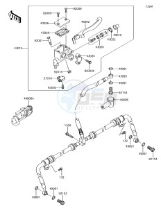 BRUTE FORCE 750 4x4i EPS KVF750GFF EU drawing Front Master Cylinder