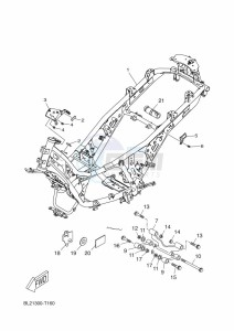 YP125RA XMAX 125 TECH MAX (BL26) drawing FRAME