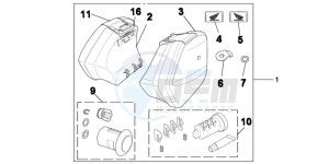 NC700XDD NC700X Dual Cluth ABS 2ED - (2ED) drawing KIT, PANNIER 29L ONE KEY