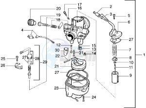 Diesis 100 drawing Carburettor