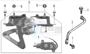 JOYRIDE 200 E2 - 2004 drawing BUDDYSEAT LOCK