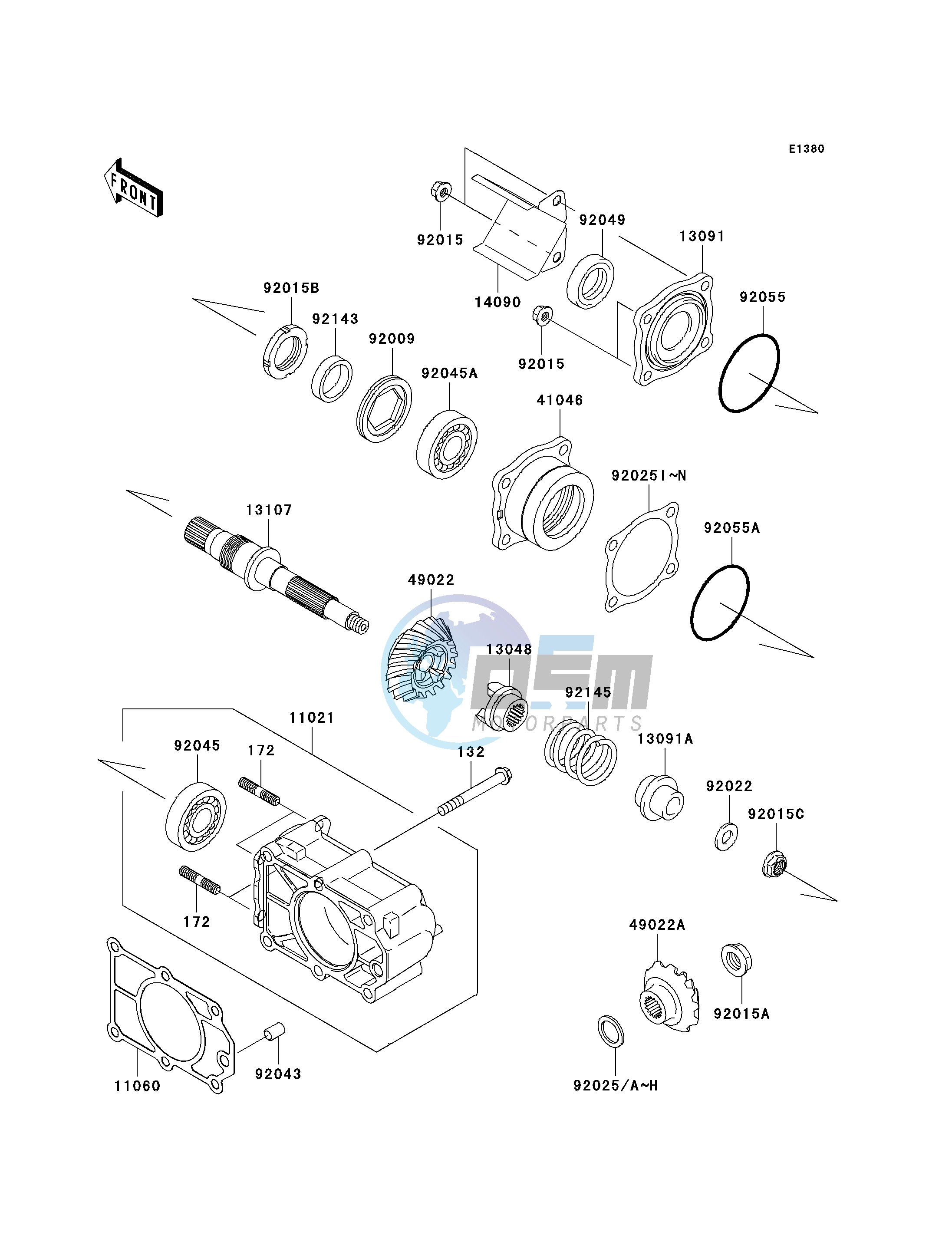 BEVEL GEAR CASE