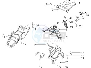 Runner 200 VXR 4t drawing Rear cover - Splash guard