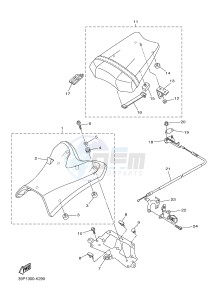 FZ8-N 800 FZ8 (NAKED) (39PT) drawing SEAT