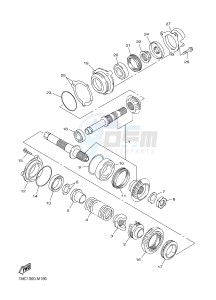 FJR1300A FJR1300-A FJR1300A ABS (B88C) drawing MIDDLE DRIVE GEAR