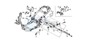 SJ100 1100 BALI EX drawing FRAME BODY