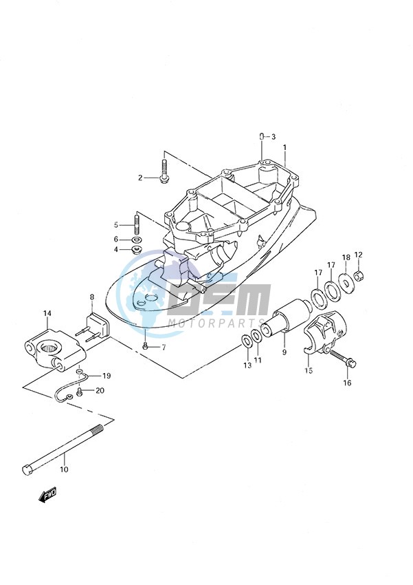 Drive Shaft Housing (DF250S)