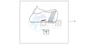 CB600FA9 UK - (E / ABS MKH) drawing BODY COVER L