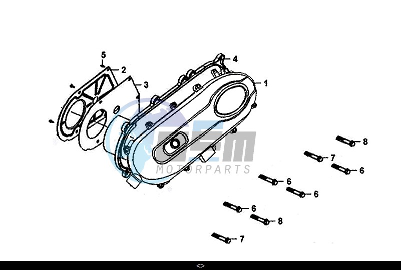 L. CRANK CASE COVER