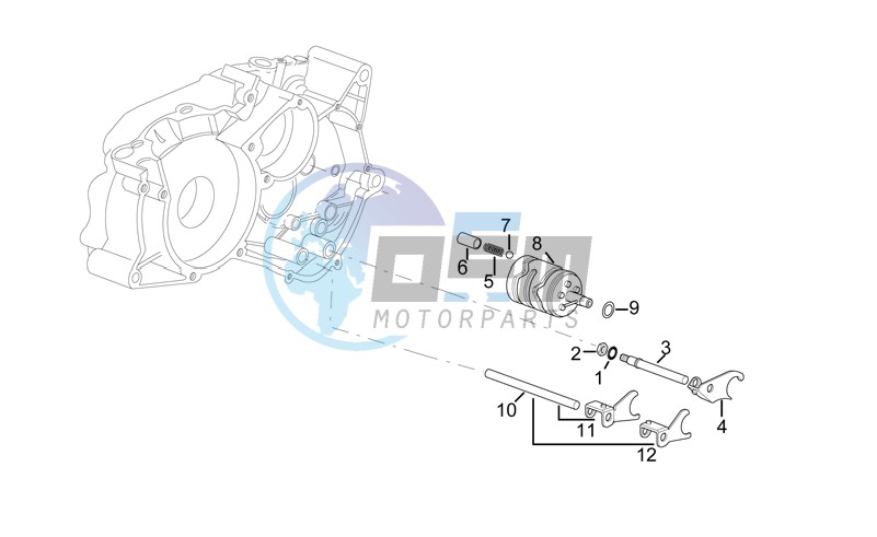 Gearbox driven shaft II