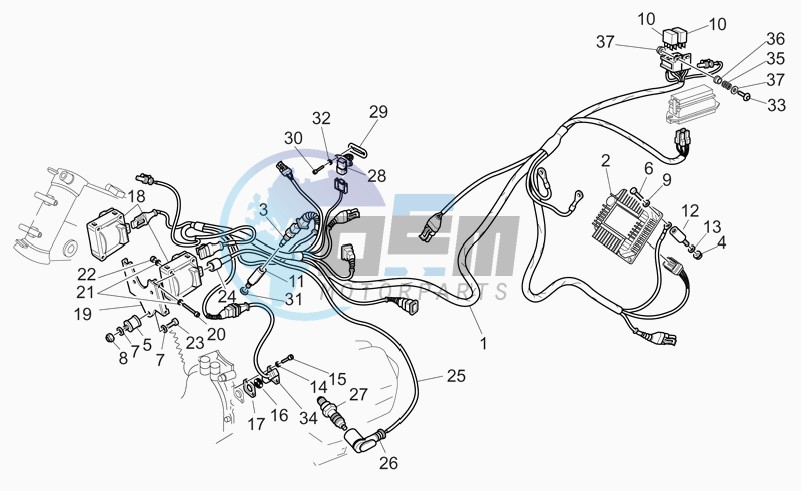 Injection electrical system