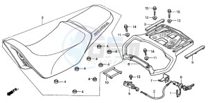 XL1000V VARADERO drawing SEAT