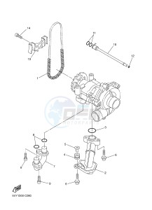 FZ1-S FZ1 FAZER 1000 (2DV6) drawing OIL PUMP