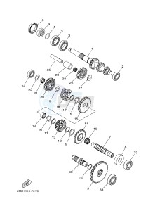 YXE700ES YXE70WPSG WOLVERINE R-SPEC EPS SE (BN52) drawing TRANSMISSION