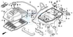 RVF750R drawing AIR CLEANER