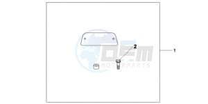 VT750C9 Korea - (KO) drawing CH BKRST PLATE(LO