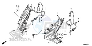 SH125DSG SH125 UK - (E) drawing FRONT WINKER