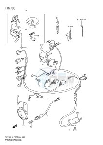 GZ250 (P3) drawing WIRING HARNESS (MODEL P3)