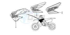 CR250R drawing MARK