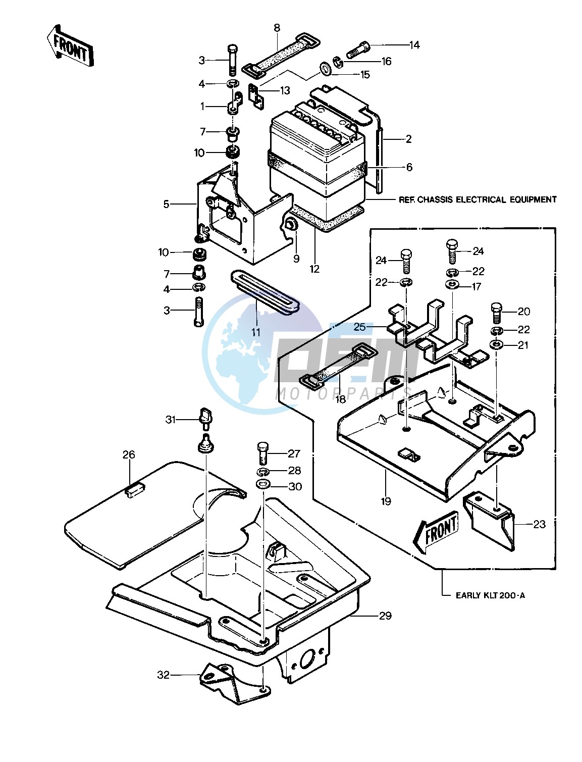 BATTERY CASE_TOOL CASE -- 81-82 KLT200-A1_A2_A3- -