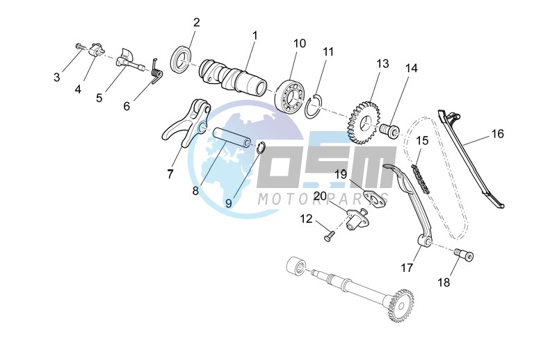 Front cylinder timing system