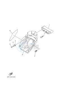 YFZ450R YFZ450RD (18PS 18PP) drawing TAILLIGHT 2