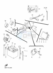 XV250 XV250M (BJP3) drawing ELECTRICAL 1