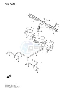 GSR750Z ABS EU drawing THROTTLE BODY HOSE-JOINT