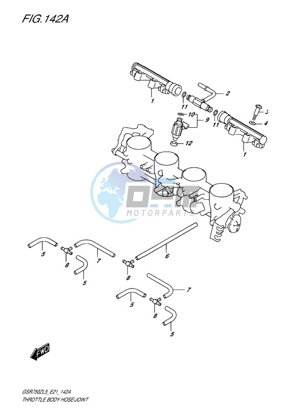 THROTTLE BODY HOSE-JOINT