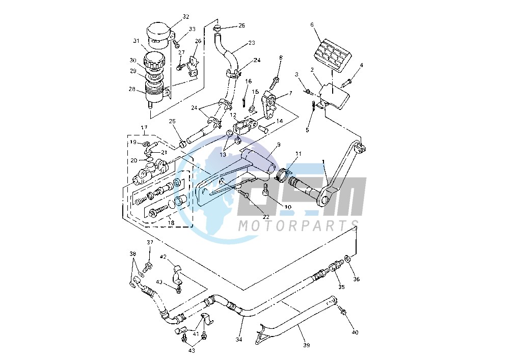 REAR MASTER CYLINDER