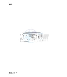 VL800 drawing GASKET SET