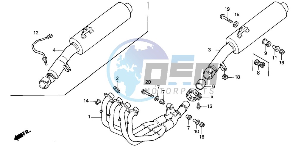 EXHAUST MUFFLER