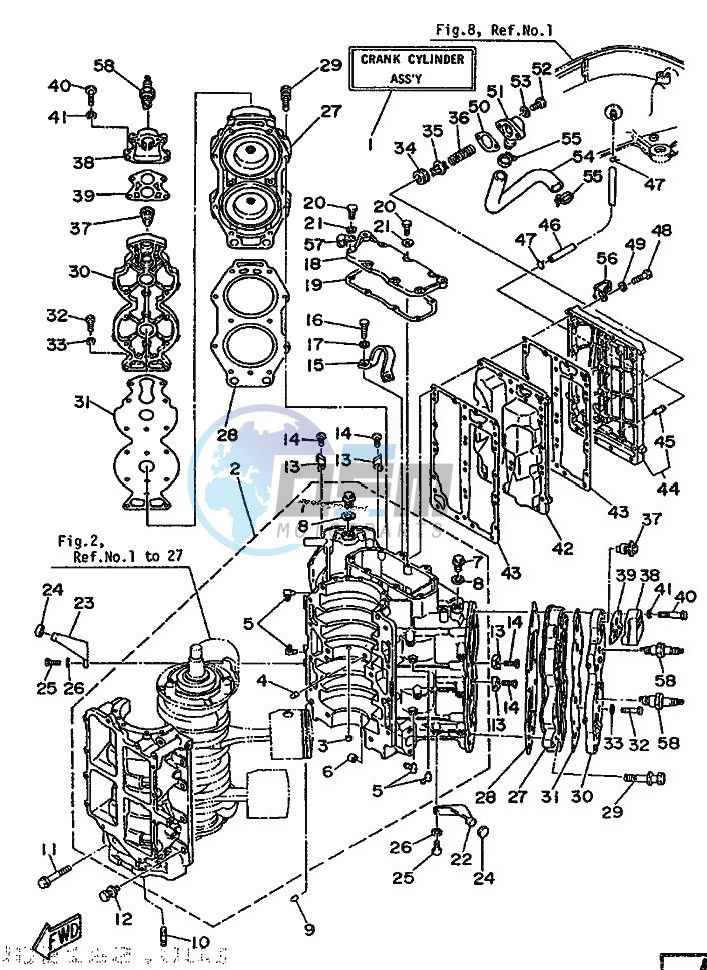 CYLINDER--CRANKCASE